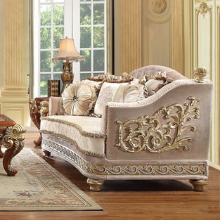 Gold, Cherry, Tan Homey Design  HD-814-Set-2 Living Room interior