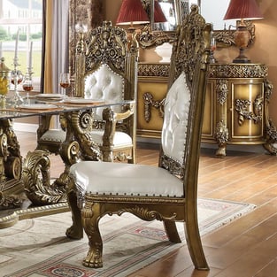 Buy Bronze, White, Brown, Metallic Homey Design  Dining Room 