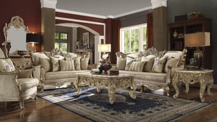 Gold, Metallic Homey Design  HD-S04 Living Room interior