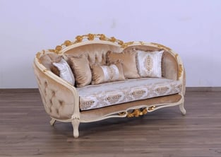 Buy Gold, Sand European Furniture Living Room 