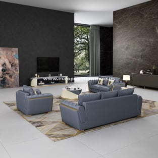 Living Room  Gray European Furniture photo