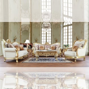 Buy Champagne Homey Design  Living Room 