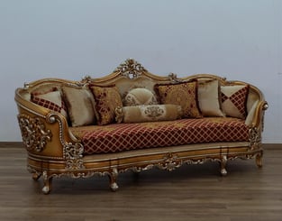 Buy Gold, Sand, Red European Furniture Living Room 