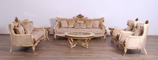 Buy Beige, Gold, Antique European Furniture Accent Tables 