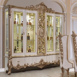 Dining Room  Beige, Gold Homey Design  image