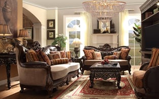 Living Room  Espresso, Dark Chocolate Homey Design  image