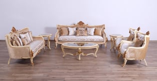 Order Beige, Gold, Antique European Furniture 47072-CT Accent Tables now