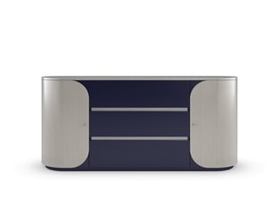 Buy Silver, Prussian blue Caracole Bedroom 