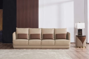 Buy Brown, Tan European Furniture Living Room 