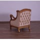 Imperial Luxury Red Brown & Gold RAFFAELLO III Chair Set 2Pcs EUROPEAN FURNITURE