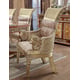 Metallic Gold Dining Chair Set 2Pcs Homey Design HD-8024 
