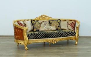 Order Mahogany, Beige, Gold, Antique, Black, Ebony European Furniture 68585-Set-4 Living Room now