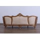 Luxury Black & Gold Wood Trim SAINT GERMAIN II Sofa Set 2Pcs EUROPEAN FURNITURE 