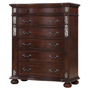 Cherry Cosmos Furniture Rosanna-Q-Set-6 Bedroom interior