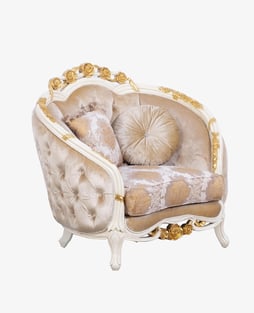 Buy Beige, Gold European Furniture Living Room 