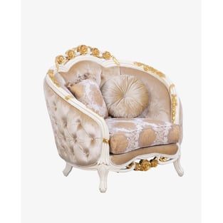 Buy Beige, Gold European Furniture Living Room 