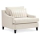 Winter-white Linen-blend Fabric Modern THE MADISON CHAIR by Caracole 