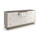 Ivory & Dry Martini Finish Seven Drawers Dresser CALYPSO by Caracole 