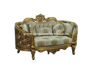 Bronze, Gold, Antique European Furniture 30016-S-Set-4 Living Room interior