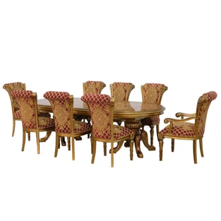 Buy now Bronze, Gold, Red European Furniture 61952-DT-Set-9-Red