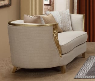 Buy Beige, Gold Cosmos Furniture Living Room 