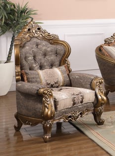 Bronze Cosmos Furniture Amelia-Set-3 Living Room interior