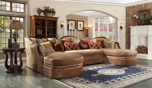 Living Room  Dark Brown, Walnut Homey Design  image