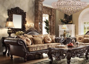 Living Room  Gold, Dark Chocolate, Copper Homey Design  photo