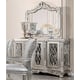 Luxury Antique Silver Grey Buffet Wood Carved Traditional Homey Design HD-5800GR