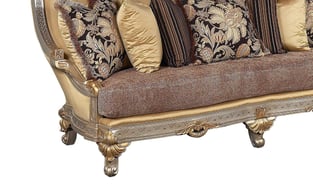 Buy Beige, Golden Beige, Antique Silver Benneti Living Room 