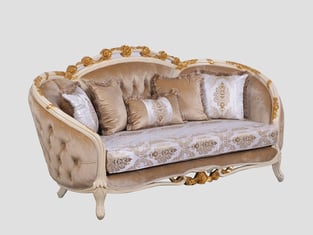 Buy Gold, Sand European Furniture Living Room 