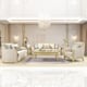 Luxury Metallic Gold Finish Armchair Modern Homey Design HD-699