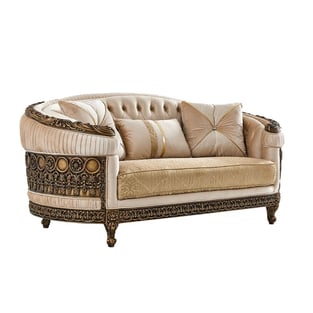 Order Beige, Gold Homey Design  HD-S9017-1-2PC Living Room now