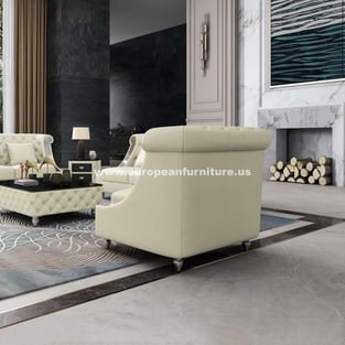 Buy Off-White European Furniture Living Room 