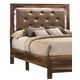 Espresso Finish King Bedroom Set 6Pcs Modern Cosmos Furniture YasmineBrown