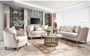 Buy Champagne Homey Design  Living Room 