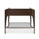 Stallion, Afterglow, Pyrite Finish THE OXFORD RECTANGLE SIDE TABLE by Caracole 