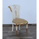 Valentina Beige Oval Dining Set 11Pcs w/ Beige Gold Chairs EUROPEAN FURNITURE