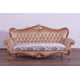 Luxury Black & Sand Wood Trim AUGUSTUS II Sofa Set 4 Pcs EUROPEAN FURNITURE Classic