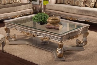 Buy Gold, Silver, Light Gray Benneti Accent Tables 