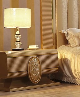 Buy Gold, Silver, Champagne Homey Design  Bedroom 