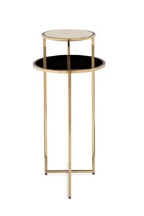 Buy Gold, Cream, Black Caracole Accent Tables 