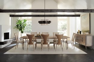 Bronze, Gray Caracole CLA-021-211 Dining Room interior