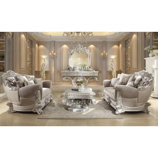 Living Room  Silver, Metallic Homey Design  image