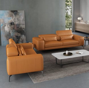 Order Cognac European Furniture EF-12551-Set-2 Living Room now