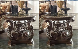 Accent Tables  Brown, Cherry Homey Design  image