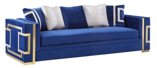 Buy Gold, Blue Cosmos Furniture Living Room 