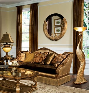 Living Room  Bronze, Brown, Gold Benneti photo