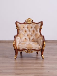 Living Room  Gold, Antique, Walnut European Furniture photo