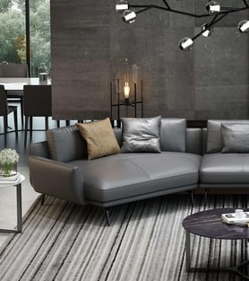 Buy Gray, Smoked European Furniture Living Room 